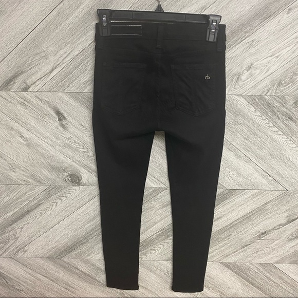 Rag & Bone | The Legging Jeans Blackout Size 26 - Picture 8 of 12